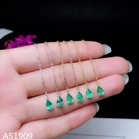 kjjeaxcmy supporting detection 925 sterling silver inlaid natural gemstone ladies emerald earrings support test