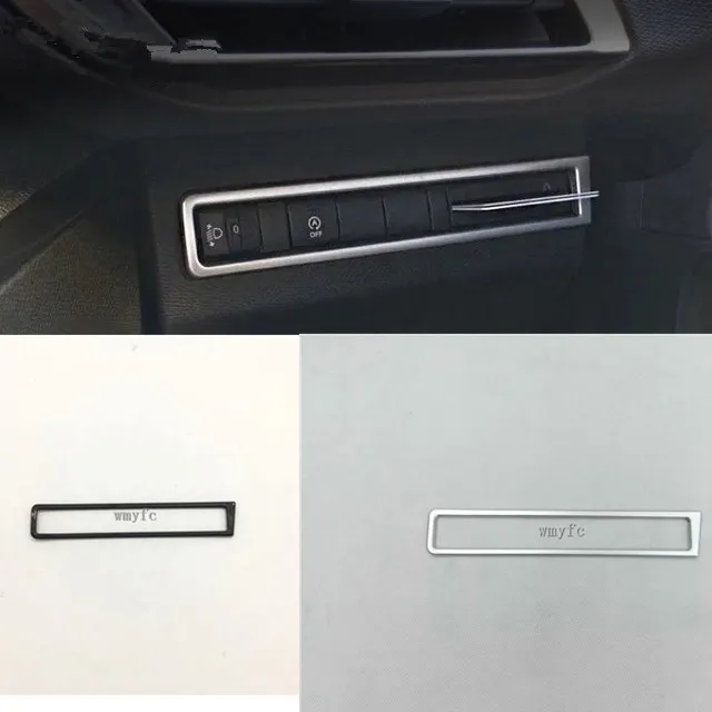 

Аксессуары для Peugeot 3008 GT 5008 GT, рамка кнопки регулировки фар в салоне, хромированная отделка из АБС-пластика, 2021, 2020, 2019, 2018, 2017