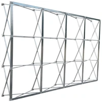 aluminum flower wall folding stand frame for wedding backdrops straight banner exhibition display stand trade advertising show