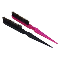 hair comb bristles brush three row pointed tail brush fluffy curly hair products hair professional styling tie up hair