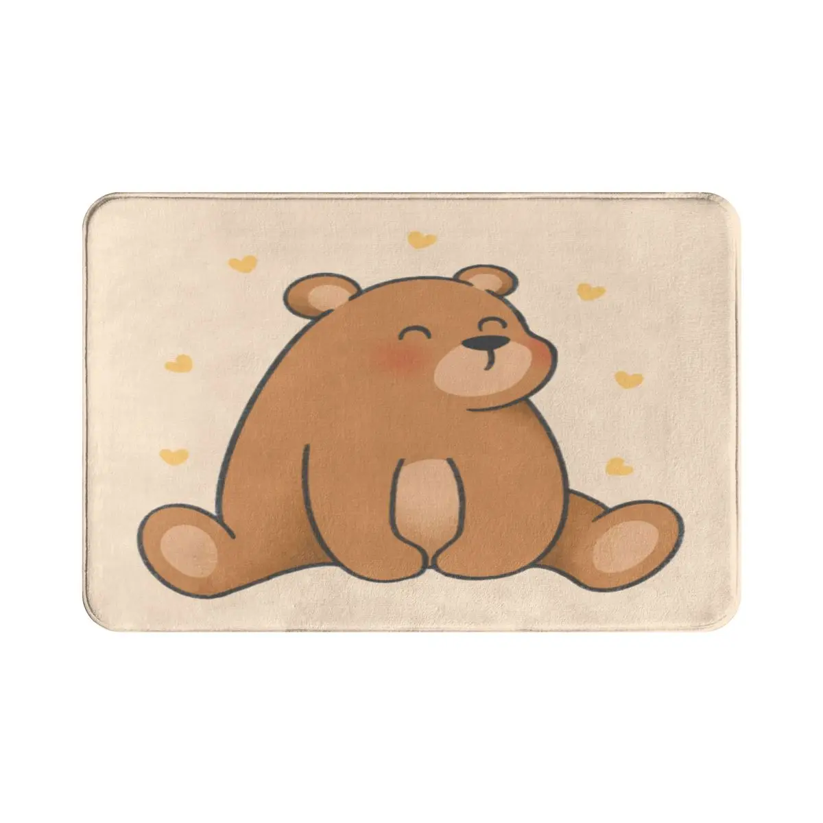 Мультяшный медведь 634 коврик для ванной входной двери из пенопласта Аниме Коврик