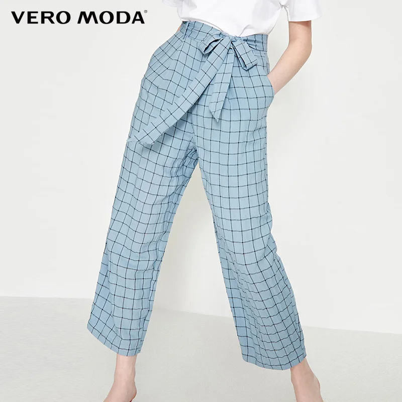 

Vero Moda Женские прямые клетчатые брюки в стиле ретро | 3192PL501