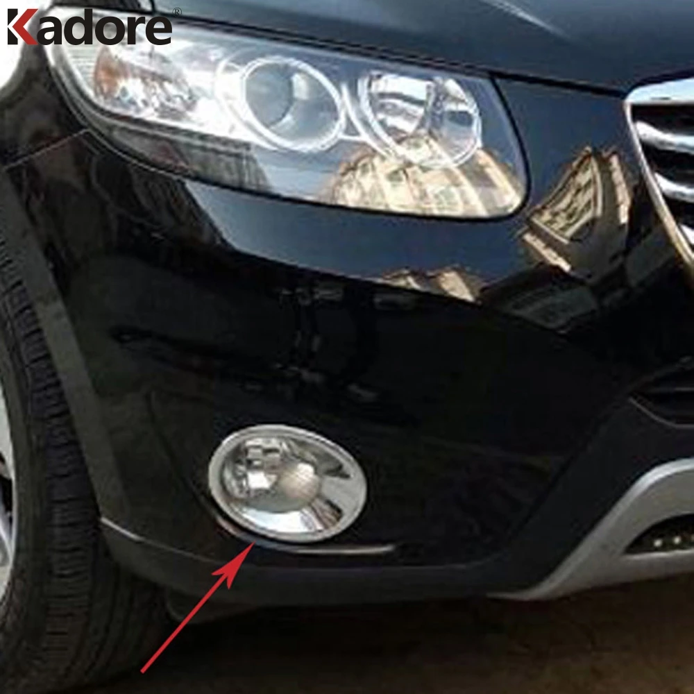Накладка на переднюю противотуманную фасветильник для Hyundai Santa Fe 2010 2011 2012