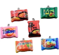 resin charm pendants diy decoration crafts mini instant noodles pretend food for earring key chain jewelry accessories