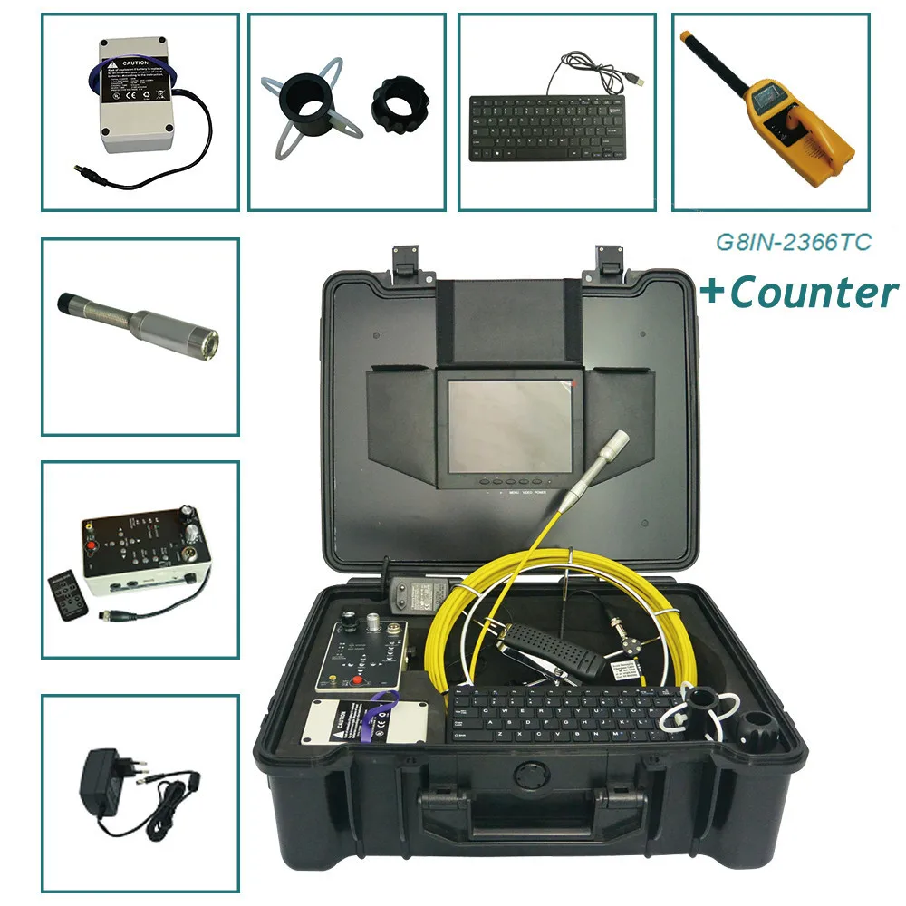 Эндоскопическая камера для обследования канализационных труб