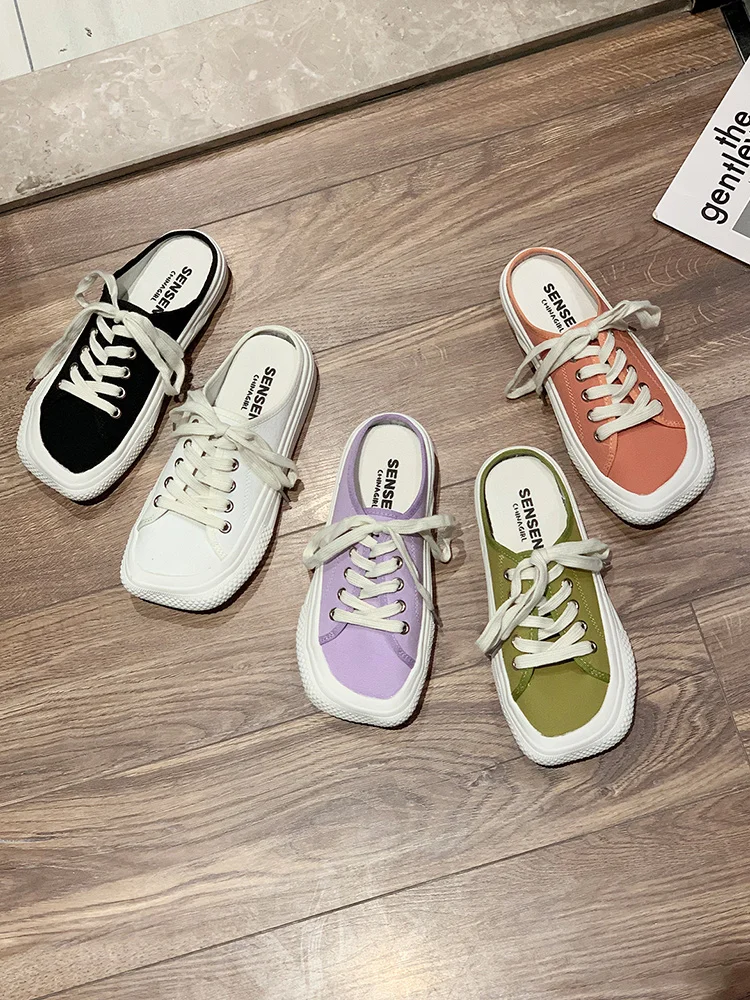 

Summer Shoes Ladies 2021 Fashion Women's Round Toe Espadrilles Platform Slip-on Casual Female Sneakers Small Modis Cross Slip On