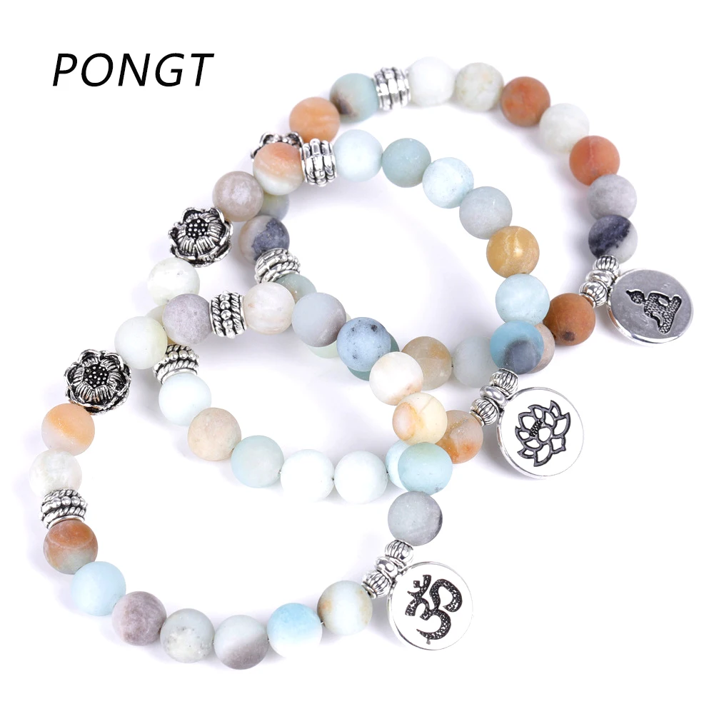 Регулируемый браслет с бусинами и камнями для женщин мужчин |