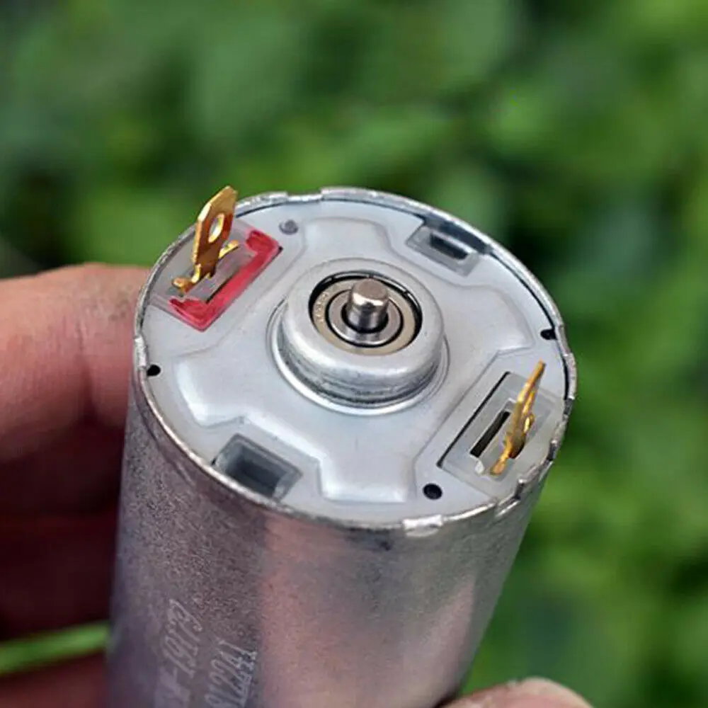 Micro 575 Electric Motor DC 12V 24V 36V Volt High Torque Low Speed Dual Ball Bearing 36mm Round Spindle Boat Car Model | Обустройство