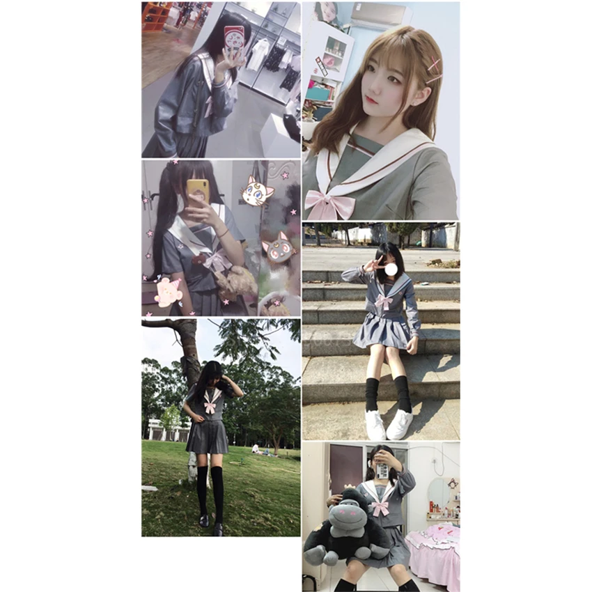 JK униформа для девочек в японском стиле студенческий карнавальный костюм моряка