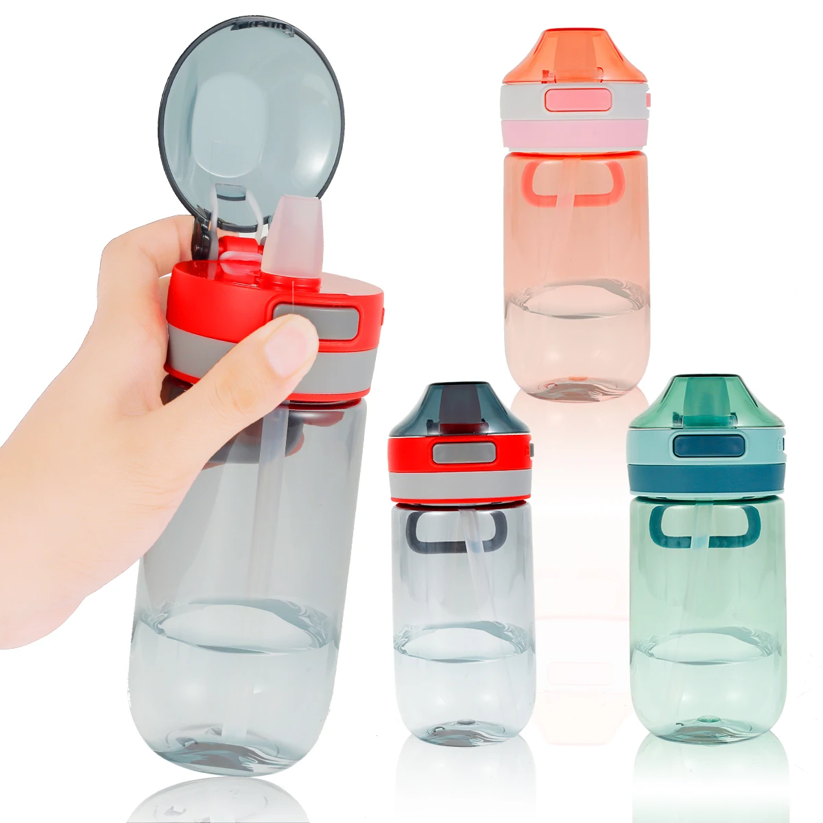 

Портативная пластиковая бутылка для воды, 400 мл/14 унций