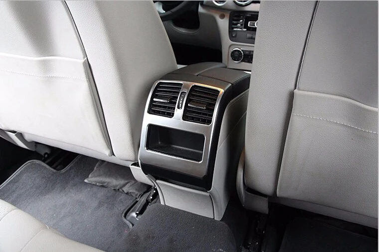 Хромированная Крышка для кондиционера рамка отделка украшение Mercedes Benz GLK 200 260 300