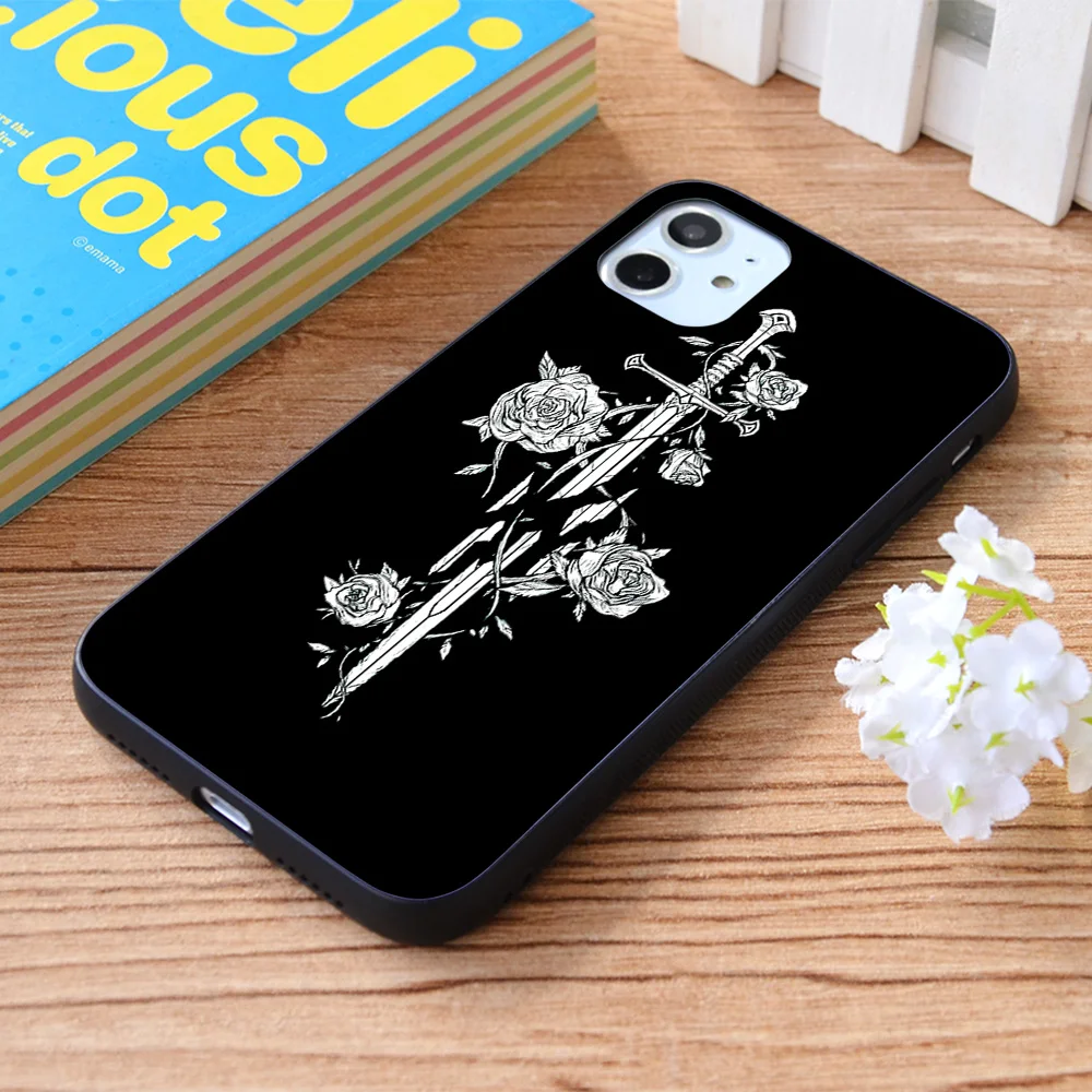

For iPhone Roses of the Broken Sword Soft TPU border Apple iPhone Case