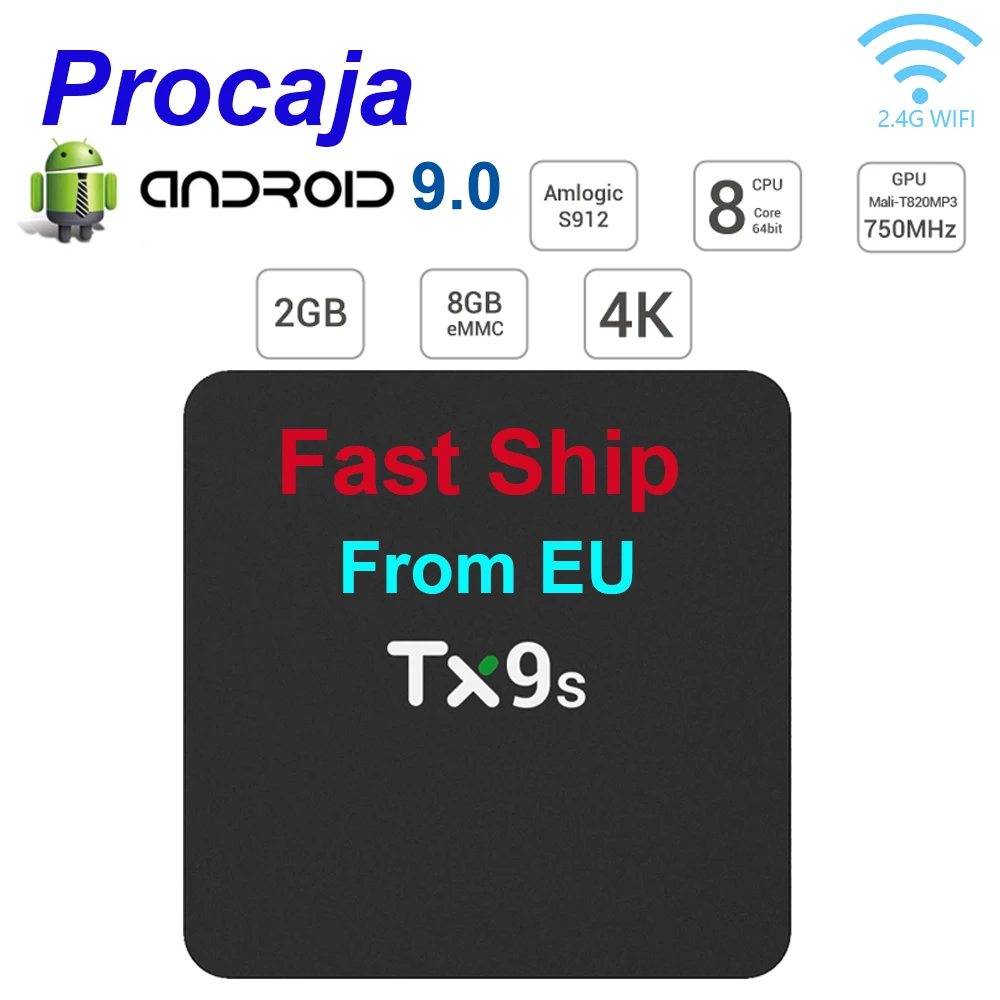 ТВ приставка Procaja TX9S Android 9 0 8 ядер 2 Гб + Гб|ТВ-приставки и медиаплееры| |