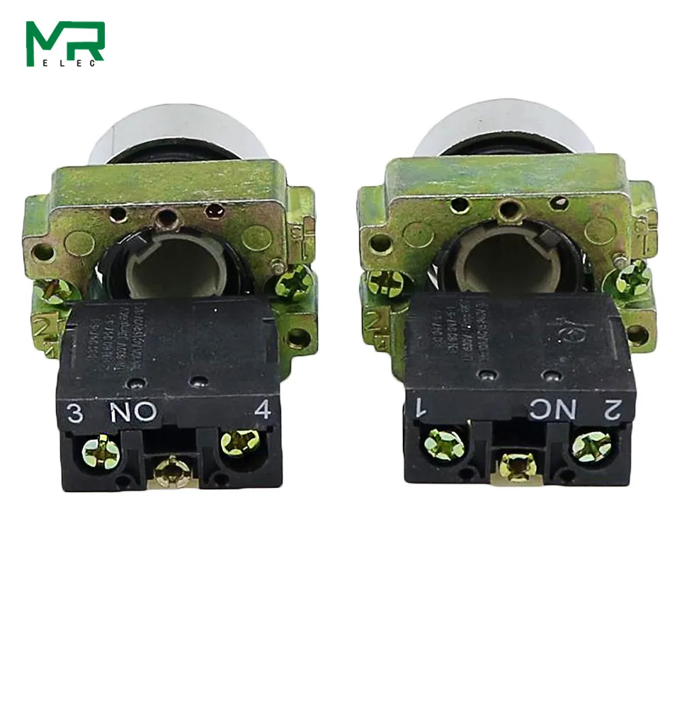 XB2-BA4342 XB2-BA4331 XB2-BA3351XB2- BA4322 XB2-BA3311 XB2-BA3341 NO/NC Momentary flat push button with mark switch 22mm 1PCS |