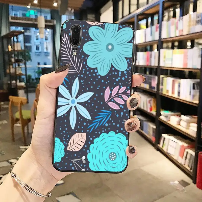 

Vintage painting flower art Phone Case For Huawei honor Mate P 10 20 30 40 Pro 10i 9 10 20 8 x Lite