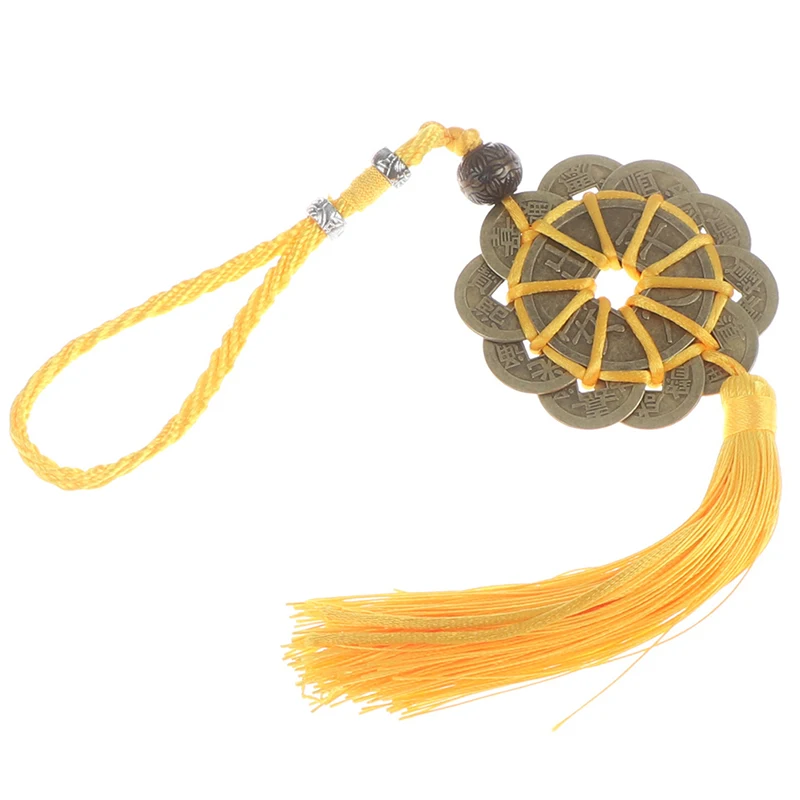 Талисман фэн-шуй в традиционном китайском стиле вешалка для монет 1/6 удачи