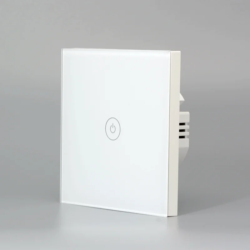 Умный сенсорный выключатель Zigbee стеклянная настенная панель без нейтрального