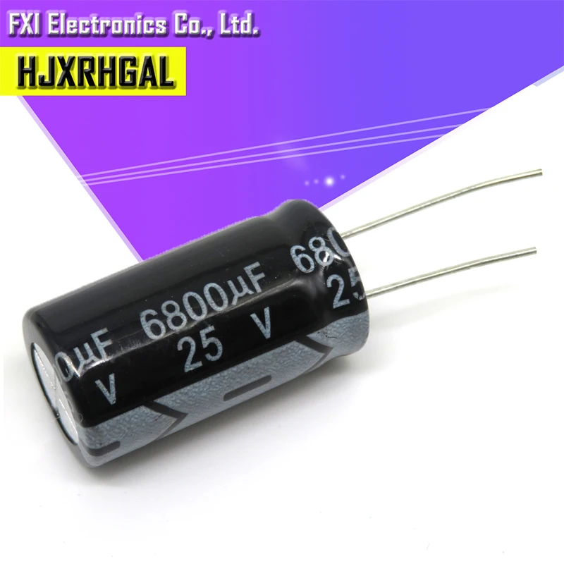 10 шт. 25v6800uf 6800uf25v 16*31 алюминиевая крышка 25В 6800 мкФ 16x31 электро электролитический