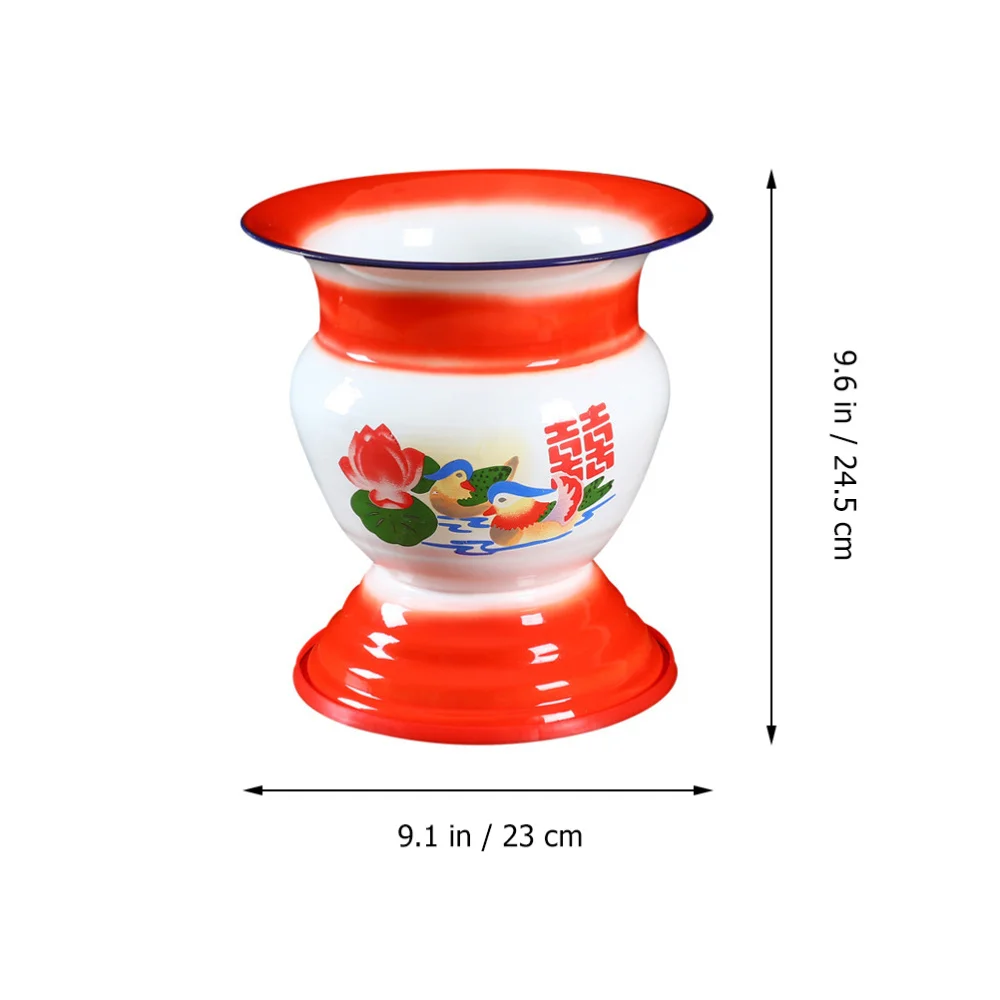 

1Pc Portable Potty Training Seat Spittoon Chinese Traditional Spittoon for Adult