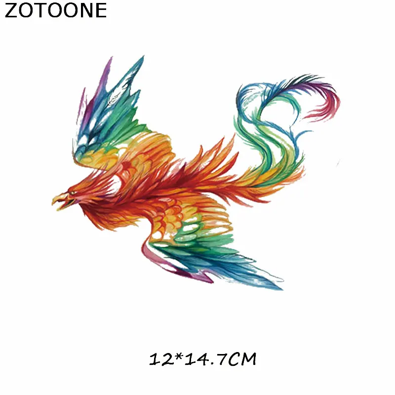 ZOTOONE Красочные Теплые животных гладить на передачи для костюмы бисером аппликация вышивка цветок нашивки DIY Одежда украшения E - Цвет: 672