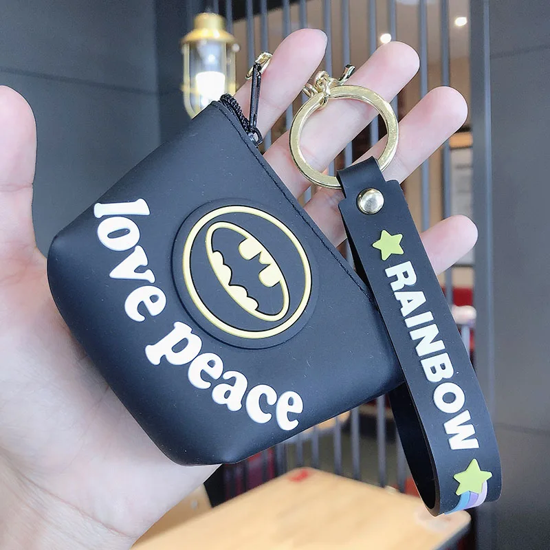 

Personalized movie fan coin purse key chain cartoon doll series couple car key chain pendant gift for boyfriend for friend