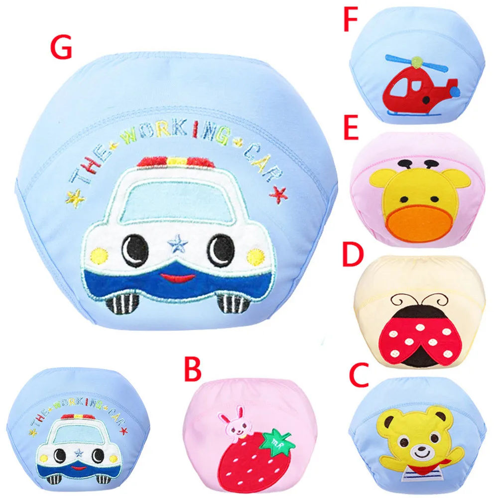 Детские хлопковые тренировочные штаны трусики детские подгузники многоразовые