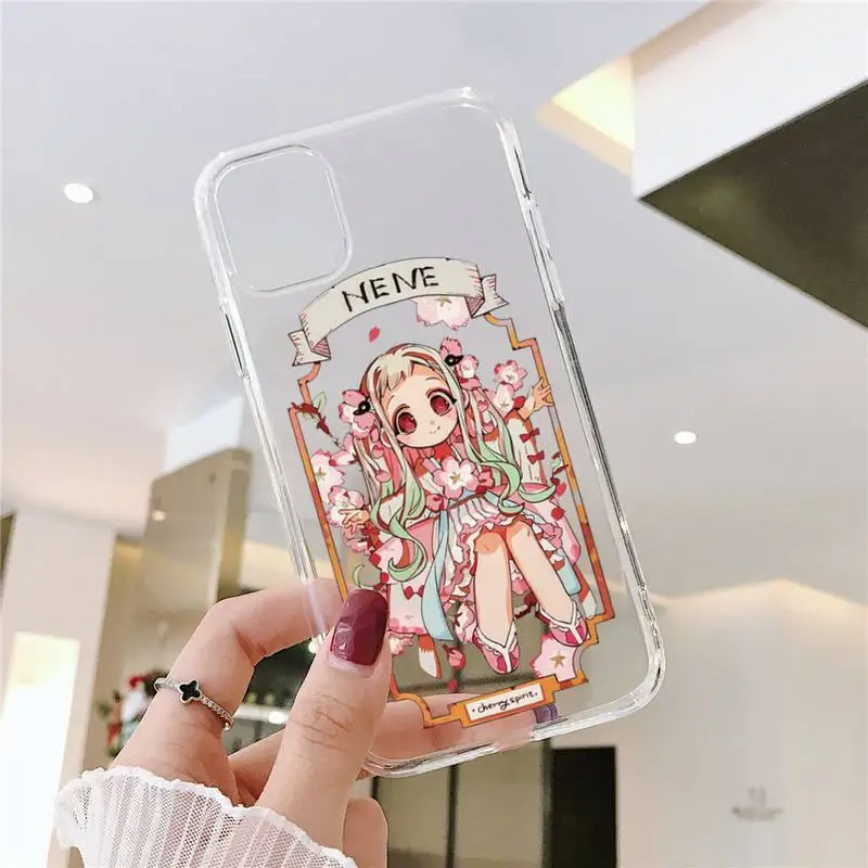 

Toilet Bound Hanako Kun Phone Case For iphone 12 11 8 7 6s 6 5 5s 5c se plus mini x xs xr pro max Transparent soft