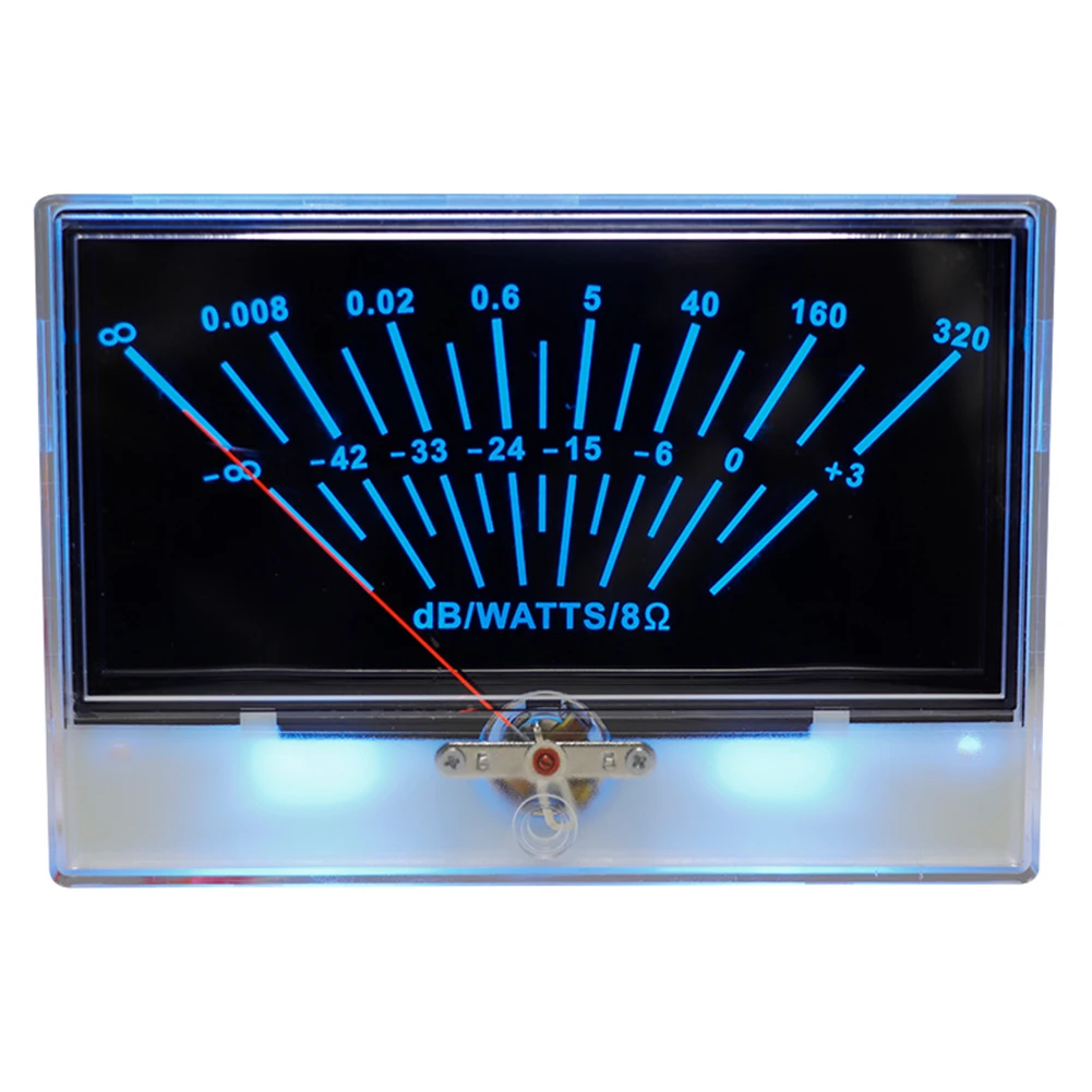 

P-134 Pointer VU Meter Head Chassis Accurate HIFI Power Amplifier DB Sound Level Meter with Backlight Power Amplifier Board
