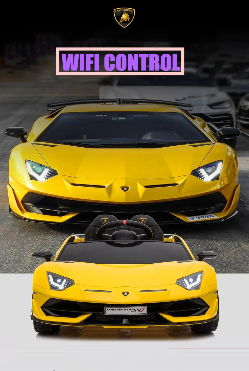 Lamborghini Детский Электрический автомобиль четырехколесный супер пульт дистанционного управления Детская электрическая машина детская игрушка автомобиль может сидеть человек