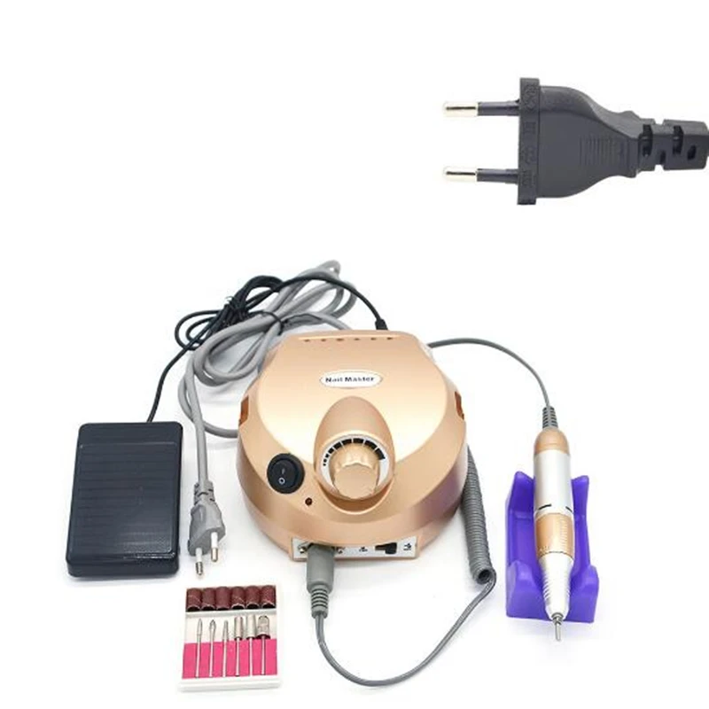 

New Professional Nail Polisher Manicure Tool Set Electric Grinding Polishing Machine 35000 rpm Nail Tool