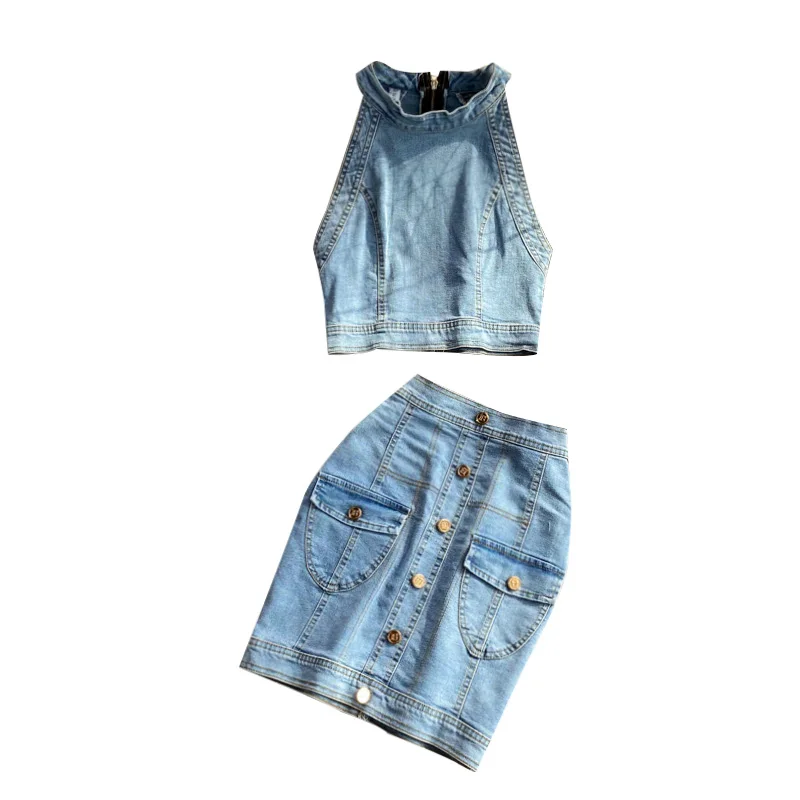 

flavour restoring ancient ways bull-puncher skirt ladies skirts short skirt two suit zipper collar sleeveless clothes