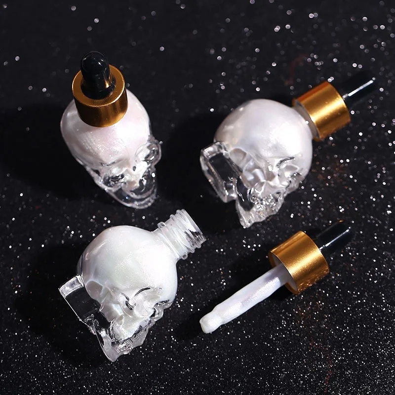 Светящийся светильник в виде бутылки с черепом для Хэллоуина светящийся Сияющий