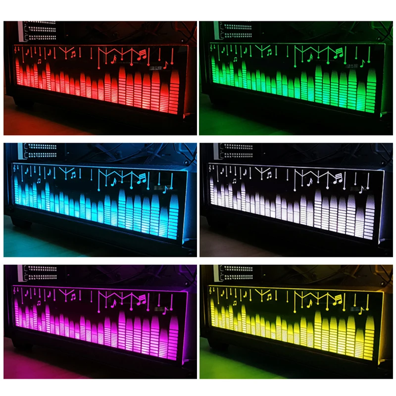 ПК чехол панель RGB светильник задняя шасси декоративная модель для фотовспышки