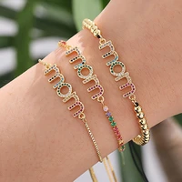2021 new fashion colorful crystal bracelets for women statement diy jewelry female bangle adjustable bracelet bangle party gift