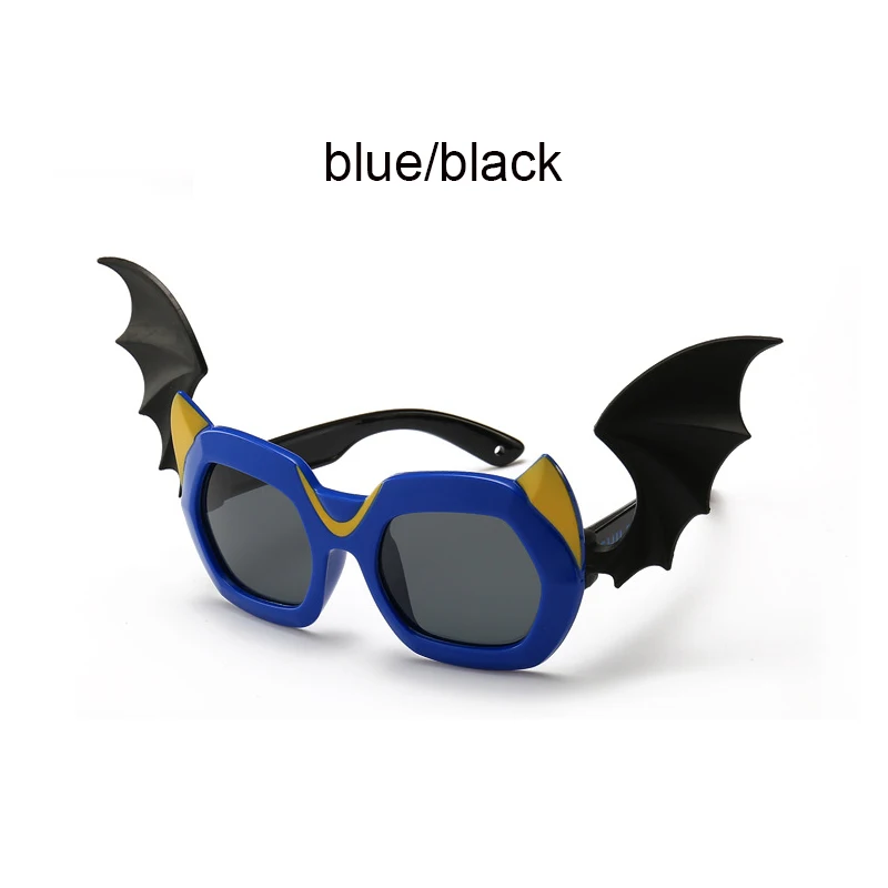 

Kids Sunglasses Bat Design UV400 Protection Polarized Colorful Sun Glasses for Children Girl Boy