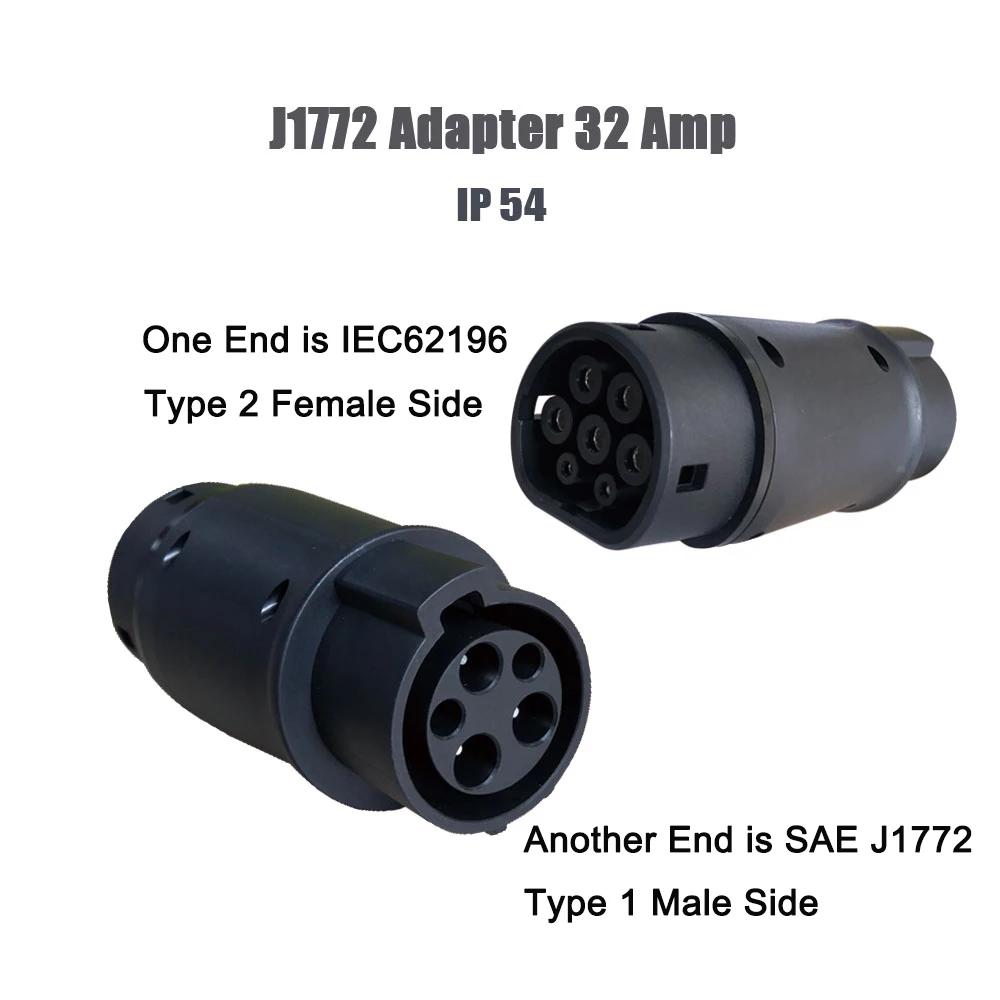 AE Anaheim EVSE адаптер 32 Ампер SAE J1772 разъем EV зарядное устройство тип 1 К Тип 2