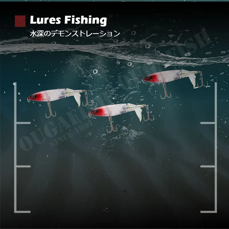 Whopper Plopper Fishing Lure Weights 13G Top Water Popper Spinner Bait Topwater Swim Pesca Saltwater Lures Articulos De Pesca