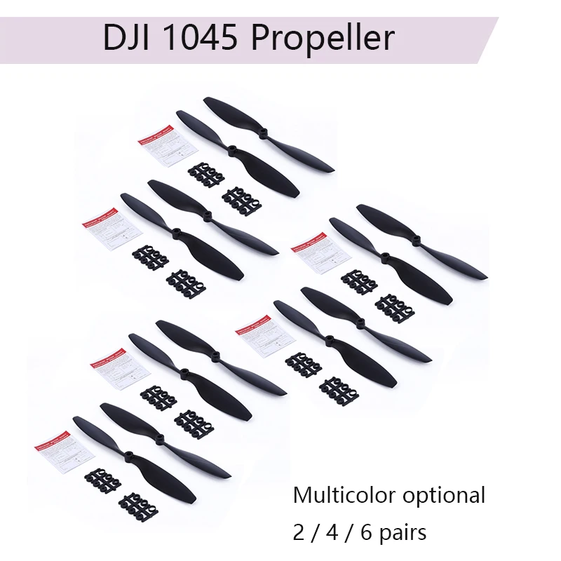 2/4/6 пар 1045 пропеллер Prop CW CCW лезвия для DJI F450 F550 RC DIY для A2212 KV1000 мотор хорошо сбалансированный пропеллеры Drone Камера