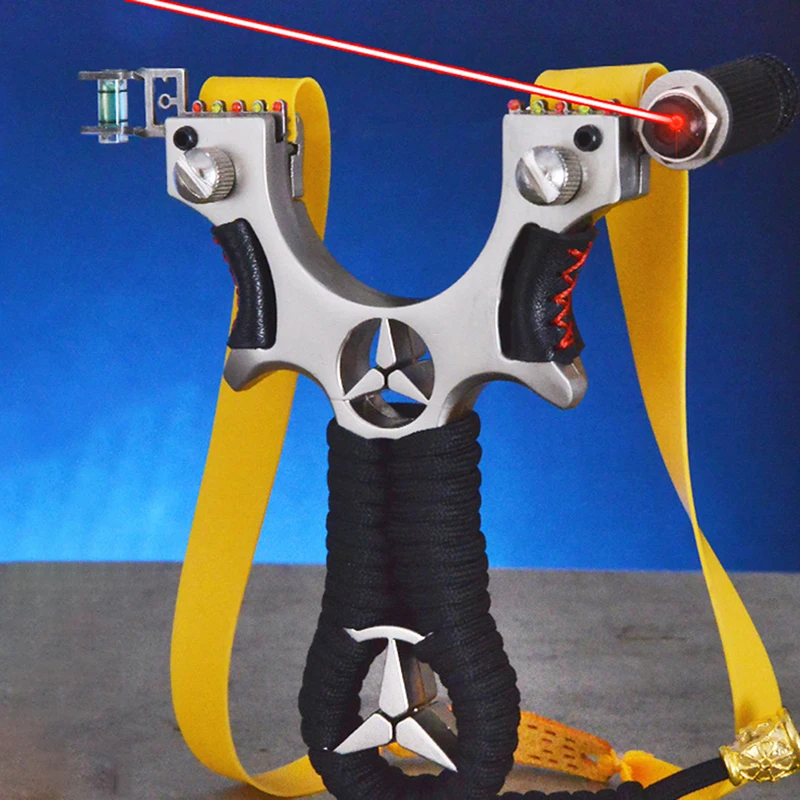 1 шт. черный Открытый смолы лазерный Рогатка прицел с эффектом рогатки съемки