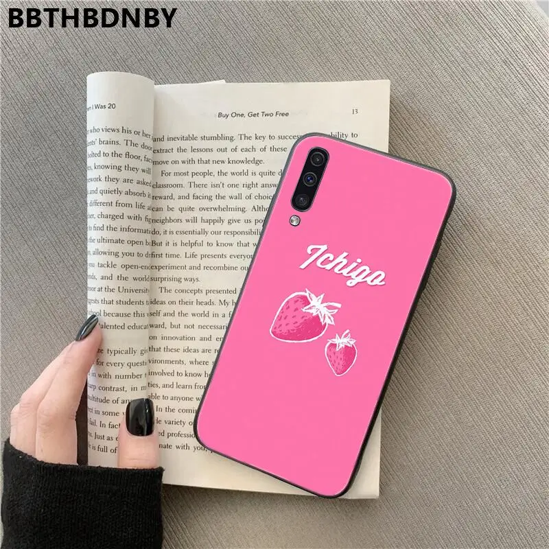 Phone Case Strawberry DIY Luxury High-end phone for Samsung Note 3 4 5 7 8 9 10 pro A7 2018 A10 A40 A50 A70 J7 |