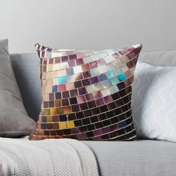 

Disco Ball Soft Decorative Throw Pillow Cover Print Pillow Case Cushion Cover Pillows NOT Included