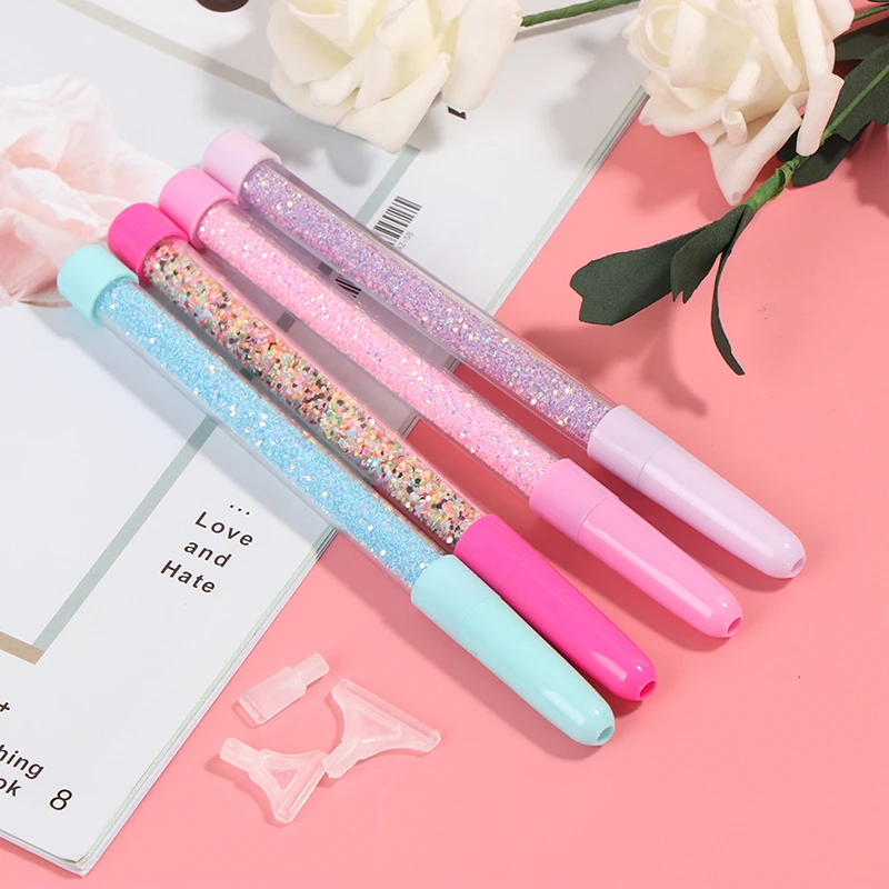 1 шт. 18 см 5D круглая Алмазная точка ручка для рисования точечная дрель с 3 сменными