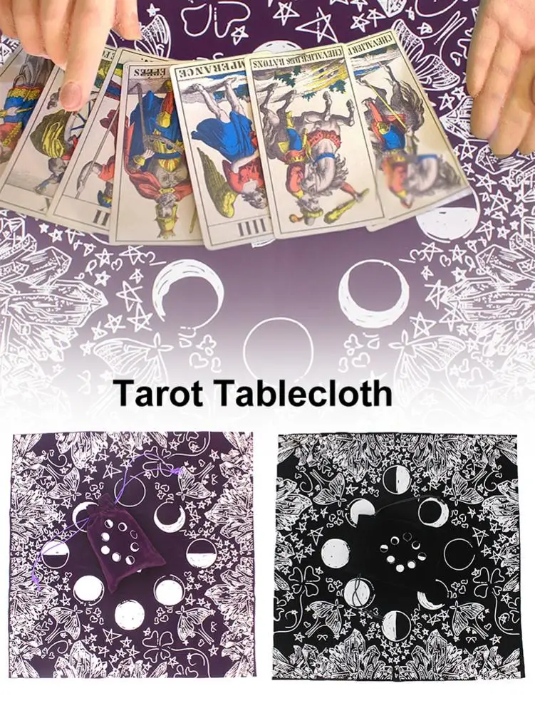 Толстые карты Таро ткань доска алтарь скатерть с тканью сумка для хранения