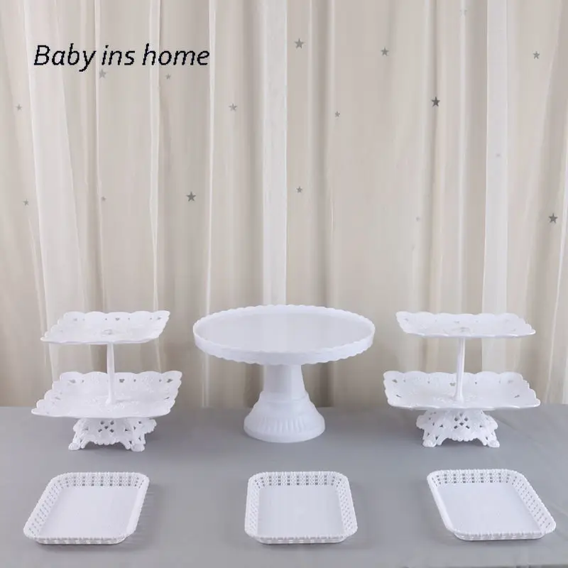 Европейский лоток для праздника вечеринки трехуровневая тарелка фруктов