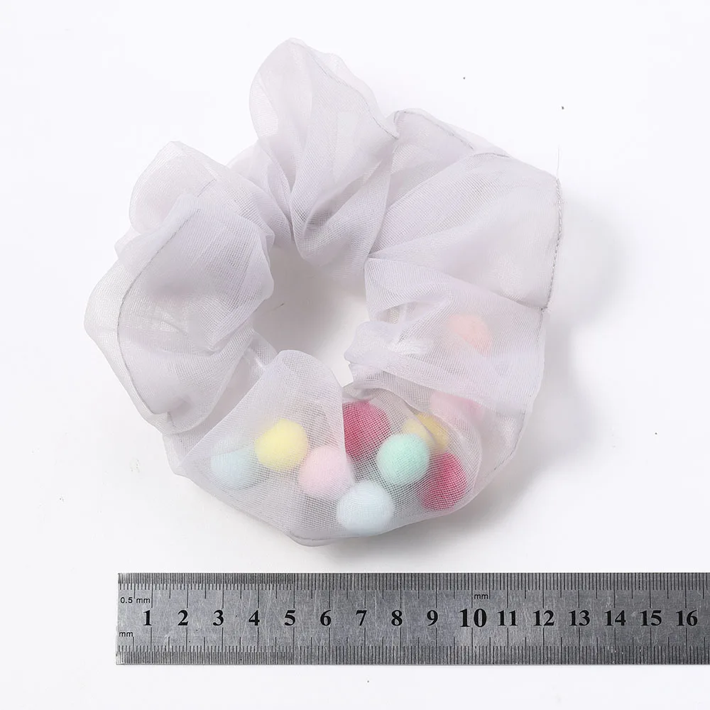 Женские сетчатые резинки однотонные волосы кольца галстуки для девочек