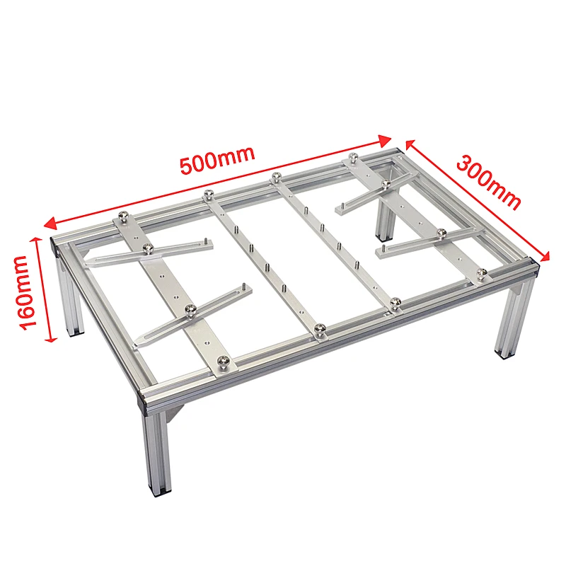 

Universal BGA PCB Bracket Clamp 500x300x160mm Motherboard Holder Fixture Jig for BGA Rework Station Simple pack