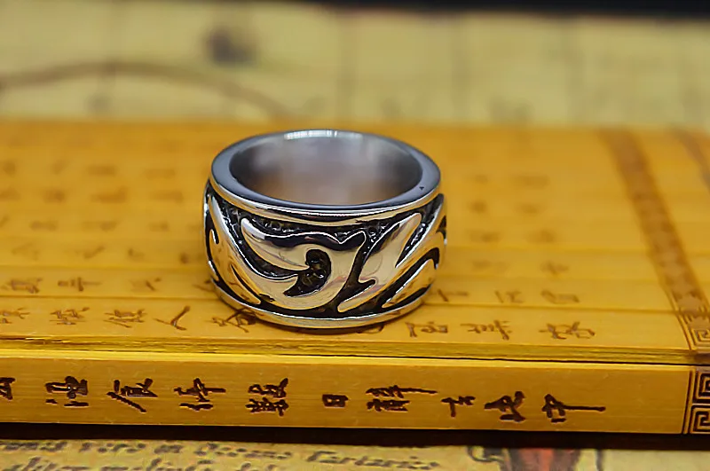 

925silver Factory direct boutique atmospheric men's ring