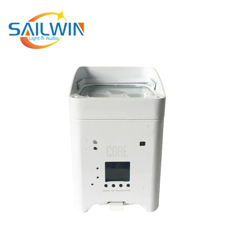 Sailwin 4x18 Вт RGBAW УФ перезаряжаемый аккумулятор WIFI мобильный умный светодиодный