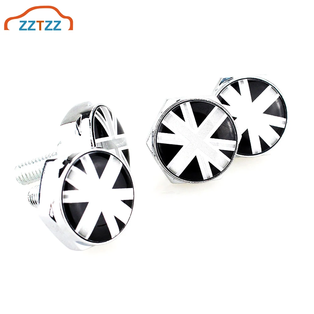 Хромированные Металлические антикражные винты с английским британским флагом