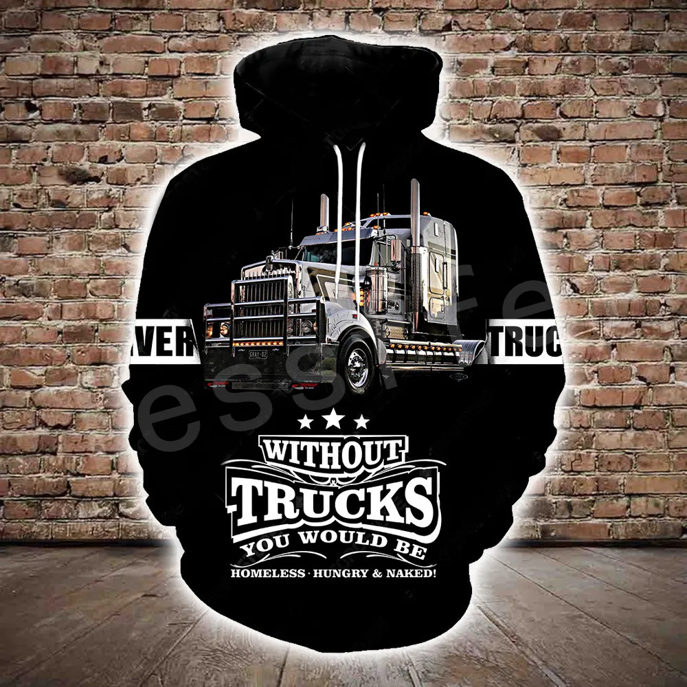 

Tessffel Truck Trucker Driver Pullover Tracksuit NewFashion Crewneck Casual MenWomen 3Dprint Sweatshirts/Hoodies/Zip/jacket A-4